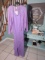 Hand made purple silk dress by Scala size XL new with tags