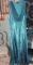 XL Komarov designer dress.  Marine Night Ombre...  Fits size 14/16...  New with tags.  Retails for 3