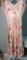 XL Komarov, dusty rose print party dress, fits size 14/16. New, missing tags