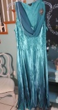 XL Komarov designer dress.  Marine Night Ombre...  Fits size 14/16...  New with tags.  Retails for 3