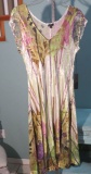 XL Komarov, Lime Summer Palms, fits 14/16. New with tags. Great dress for any event.
