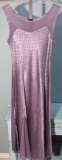 L Komarov, Violet Ombre party dress, fits size 10/12.  New, missing tags.