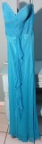 B'dazzle, size 6, aqua strapless dress.  Bust 34; Waist 26; Hips 38. New, missing tags.