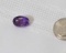 amethyst brilliant cut oval stone 8.52mm x 11.59 mm  4.5ct