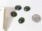 Jade low cabochon cut gemstone 14mm x 12mm