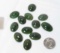 Jade oval cut cabochon mixed around 18mm x 14mm
