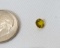 brilliant round cut yellow sapphire light inclusions 0.41 ct