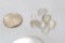 round cabochon cut mixed size white moonstones 13.08cts total weight