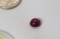 round cabochon cut ruby gemstone 6.5mm diameter 1.85ct