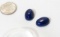oval cabochon dark blue lapis gemstones 12.8cts total weight