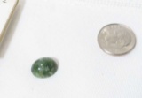 Jade oval cabochon cut gemstone 10mm x 12mm