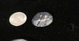 oval cabochon cut quartz with black striping 20.57ct