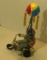 Wind up tin elephant with spinning ball propeller Mfg.  China. functions