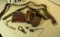 Leather Ammo Case and Cleaning Equipment in a Pouch, Canvas Strap and 38