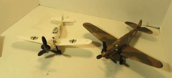 WWII Vintage Model Gas Powered  German Plane and P-41 w/.049 engines in them