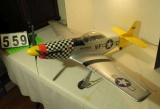 P-51 Mustang Flying Electric Model made from Kit (38