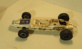 Vintage Rear Engine Drive Gas Powered Race Car by Testors (engine appears to be seized) 12