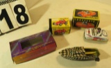 Assortment:  Torpeauto Wind Up Tin Car , Wind Up Micro Racer , Tin Working Model Steamboat