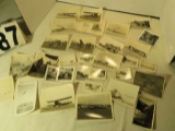 Collection of 32 Vintage Photos from 1930-1940 of military and Private aircraft