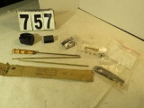 Mixed Lot:  Marbles Gun Cleaning Kit in Canvas Bag, and Parts