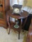antique oak lamp table