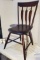 Mahogany finished dining chair