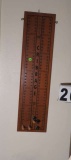 vintage cribbage board 30 1/2