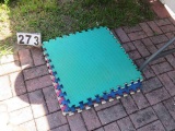 group of 5 locking 12 x 12 floor ;mats