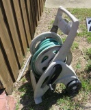 hose reel with garden hose