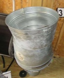 galvanized 20 gallon wash tubs
