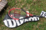 Wilson tennis racket with cover