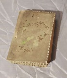 antique book of poems by Henry  W Longfellow