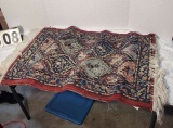 Turkish fringed rug 23
