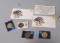 space program coins - 2 commemorative envelopes of the Challenger,