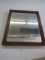 framed bevel glass mirror 32