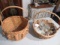 baskets with small liquor boxes