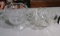 heavy glass crystal bowls