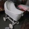 wicker baby buggy carriage