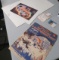4 snow white prints , military membership cards, military 4 day hopper pass with one day left, sheet