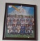 framed signed  print of Negro baseball league