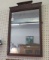 1950's wood framed mirror  32 x 20