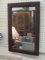 wood framed mirror 18 x 27