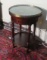 2 piece marble  top end table