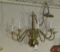 brass 8 candelabra lights chandelier