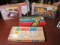 Group of 4 Vintage board games, Pro Foto Football, Beat the Clock, Careers, The Match Game