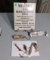 vintage fishing lures and metal fish management area sign