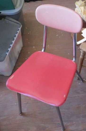 chrome with plastic seat dining chairs