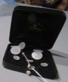 mother of pearl formal buttons and cuff links