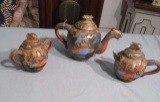 Pre WWII oriental tea pot with sugar and creamer
