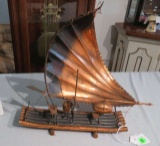 copper brass Brazilian gondola